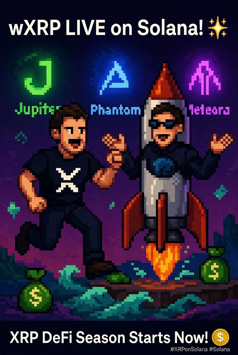 dablufee's tweet photo. 🚨 XRP vừa đổ bộ Solana — chính thức rồi anh em ơi!
Wrapped XRP (wXRP) live hôm nay, backed 1:1, không cần bán token.
Giờ holder XRP làm được hết trên Solana:
⚡ Trade trên Jupiter
⚡ Farm trên Meteora
⚡ Lend/borrow trên các protocol DeFi
2 cộng đồng lớn nhất crypto bắt tay nhau — liquidity sẽ chảy mạnh 👀
XRP army + Solana degen = combo đáng sợ nhất 2026.
Anh em đang hold XRP không? Sẽ ape wXRP luôn hay chờ thêm? 👇
#wXRP #XRPonSolana #Solana #DeFi #CryptoVN