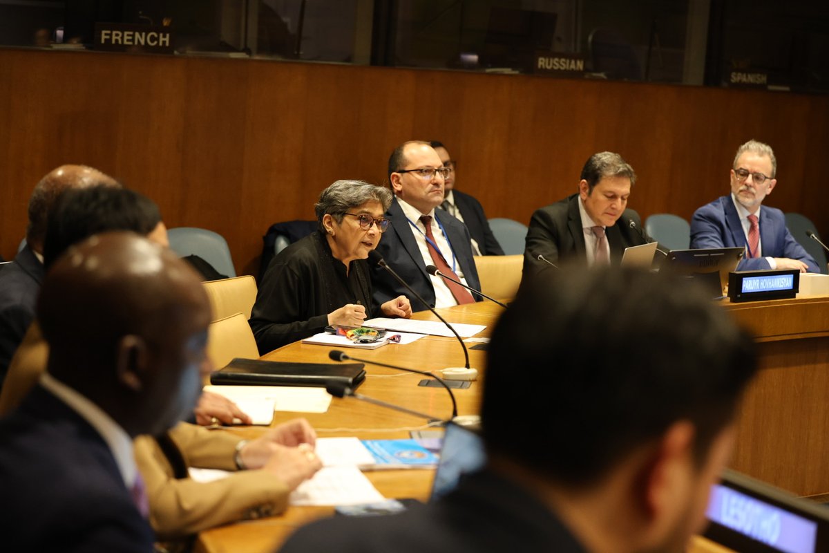 UNOHRLLS's tweet photo. Yesterday, at #FFDForum - @UNOHRLLS & @ArmeniaUN ๐ฆ๐ฒ convened a timely discussion on closing the infrastructure #FinancingGap in #LLDCs, as we advance #APoA implementation.
๐ More on the event:
https://t.co/21IGT1mcaI
๐ More on the #APoA :
https://t.co/JjuzP7c4Tt https://t.co/CbBQkqdMmC