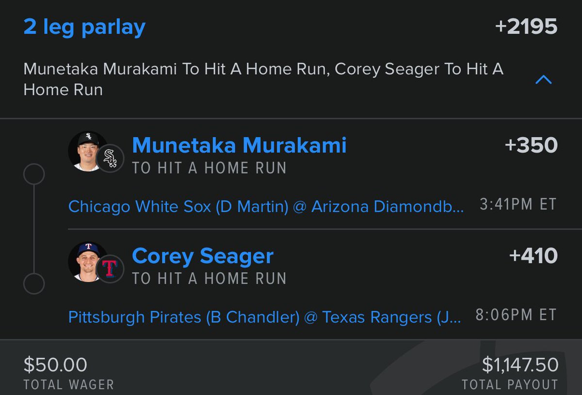 ⚾️💣 DINGER COLLAB GIVEAWAY!

Teamed up with <a href="/CurtEusCurtis/">Curtis</a> to give away a FREE  <a href="/ev_mafia/">EV Mafia</a> monthly VIP membership!

🎁 How to enter:
✅ Like this post
🔁 Retweet

That's it. Don't sleep on this 👇
quickpick.pikkit.com/betslip/4e2771…
