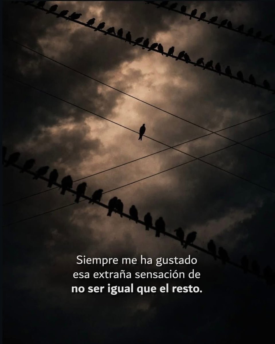 No encajar en todo no está mal, a veces es justo lo que necesitas. Ser tú mismo siempre va a tener más valor que intentar copiar. Bendecido Jueves!