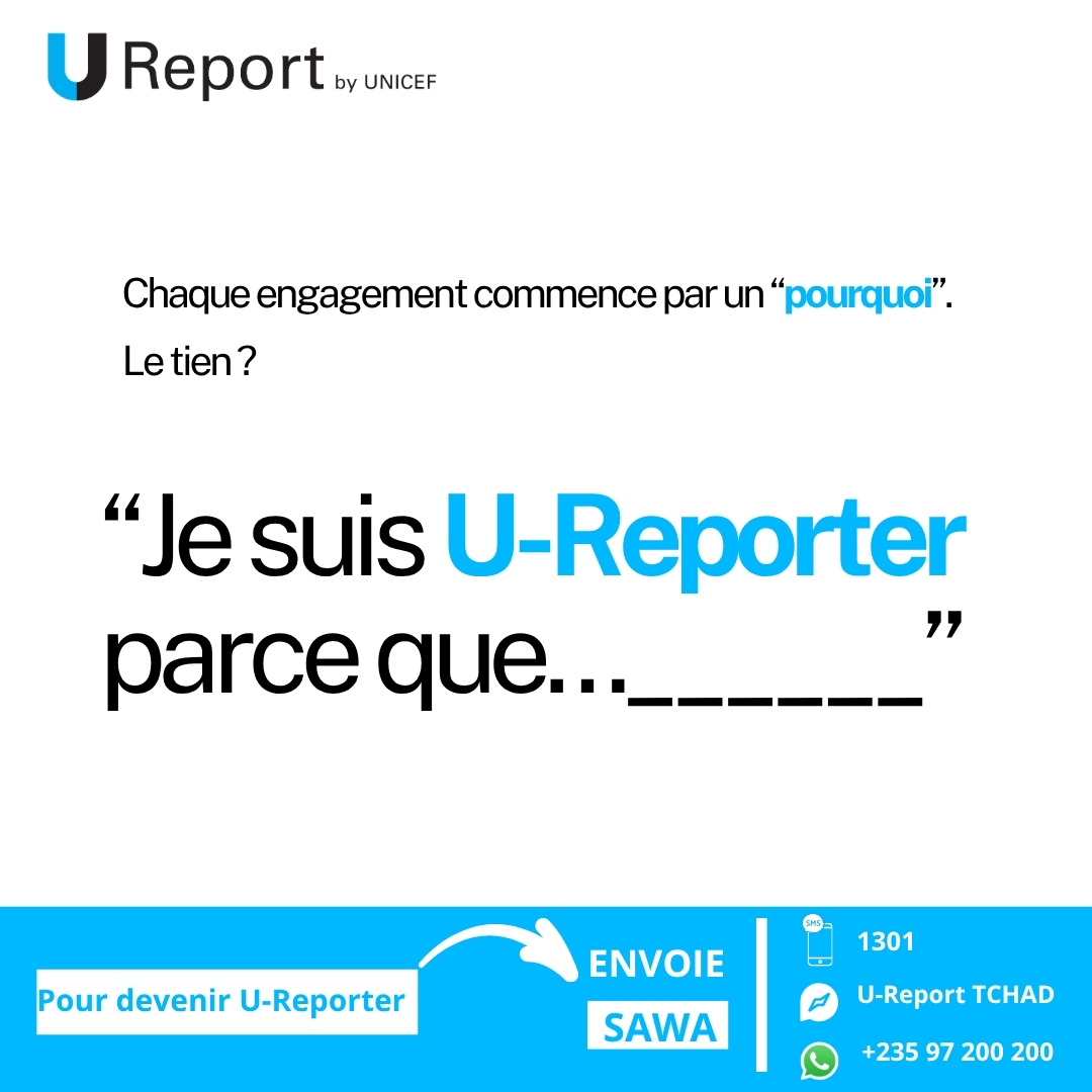 U-Report Tchad tweet media