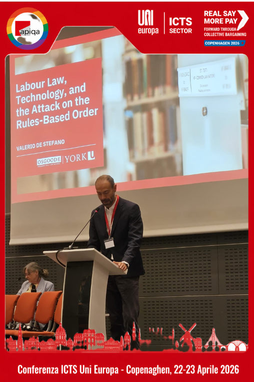 ApiqaCgil's tweet image. 🟥 Si chiude a Copenhagen la Conferenza ICTS di @UNI_Europa
Due giorni di confronto su lavoro, tecnologia e democrazia insieme a #Filcams e @SlcCgil.
Le tecnologie amplificano potere e controllo.
Servono diritti, contrattazione e voce collettiva.
#realsaymorepay #ICTS #lavoro #AI
