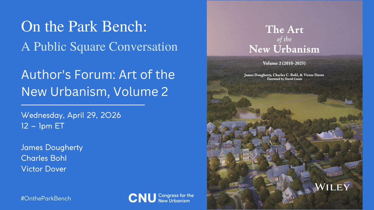 Congress for the New Urbanism tweet media