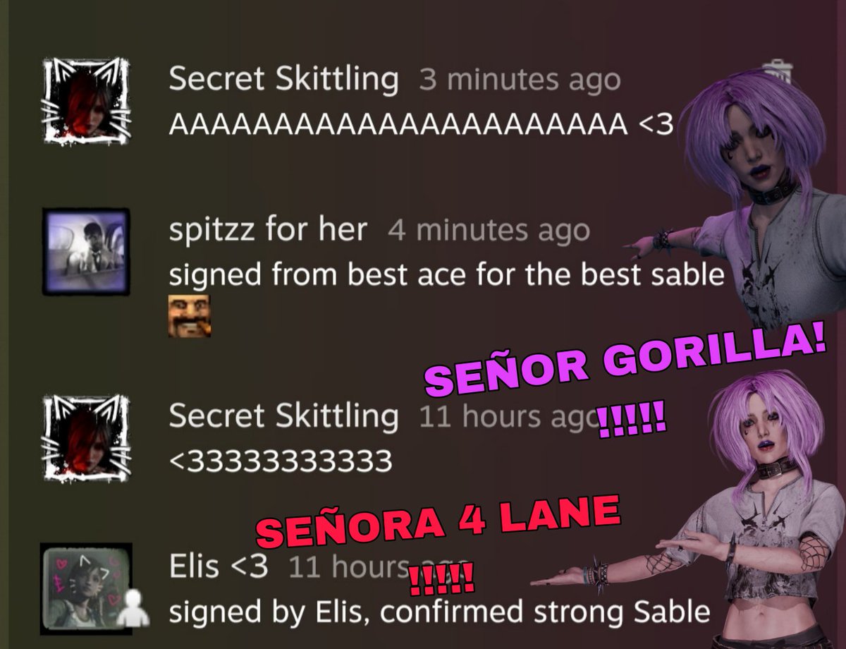 Kamuy_Caliente's tweet image. A few of my favorite favorite favorite signs &amp;lt;3 #deadbydaylight