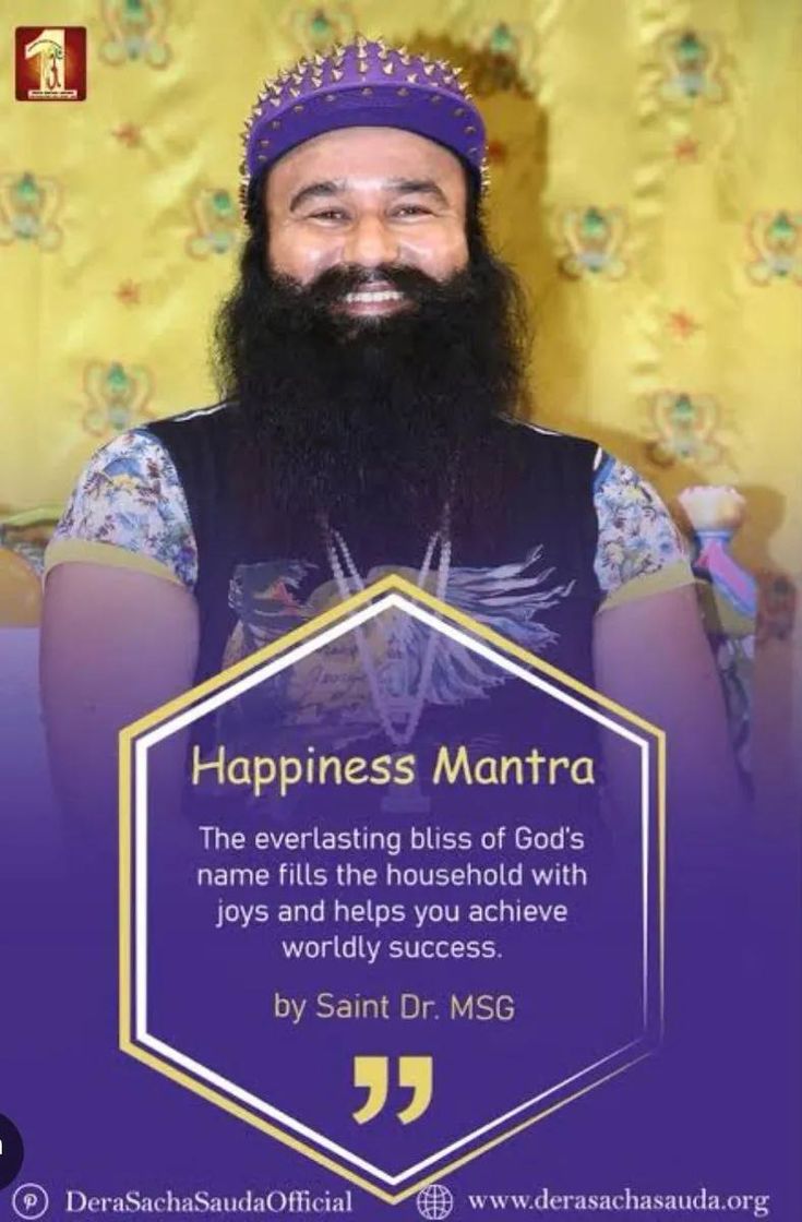 bajaj_twin39457's tweet image. Saint Dr MSG says that worries remain throughout life, but the only one who is truly happy is the one who is content with what God has given him.
#StayHappy 
#KeepSmiling
#DailyInspiration