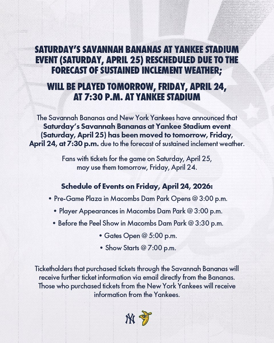 Yankee Stadium tweet media