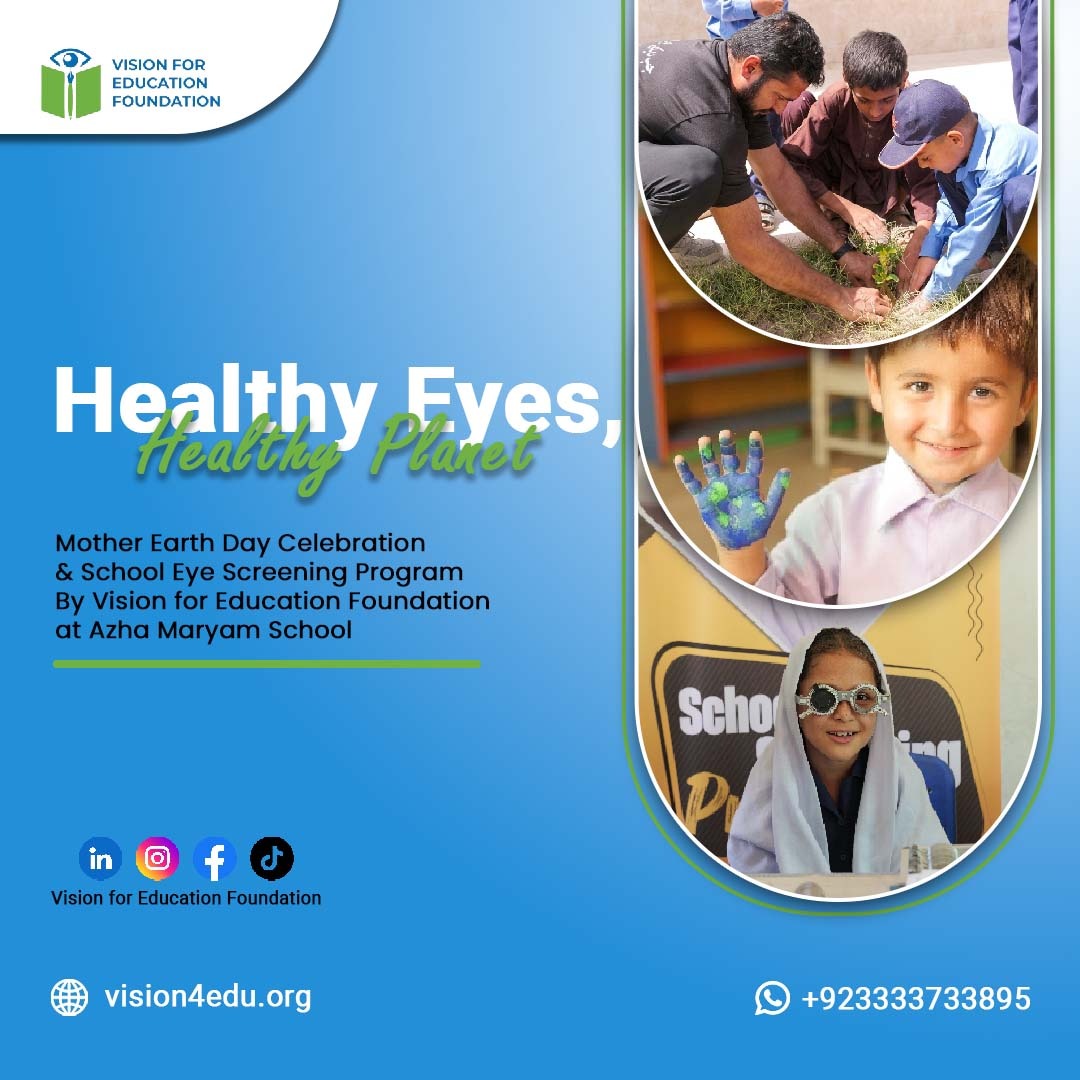 Visionforedu's tweet image. Nurturing clear vision and a greener tomorrow at Azha Maryam School. 🌿 Our Mother Earth Day celebration was a beautiful reminder that when children see the world clearly, they are better equipped to protect it. 

#HealthyEyes #GreenFuture #VisionCare #ImpactInAction