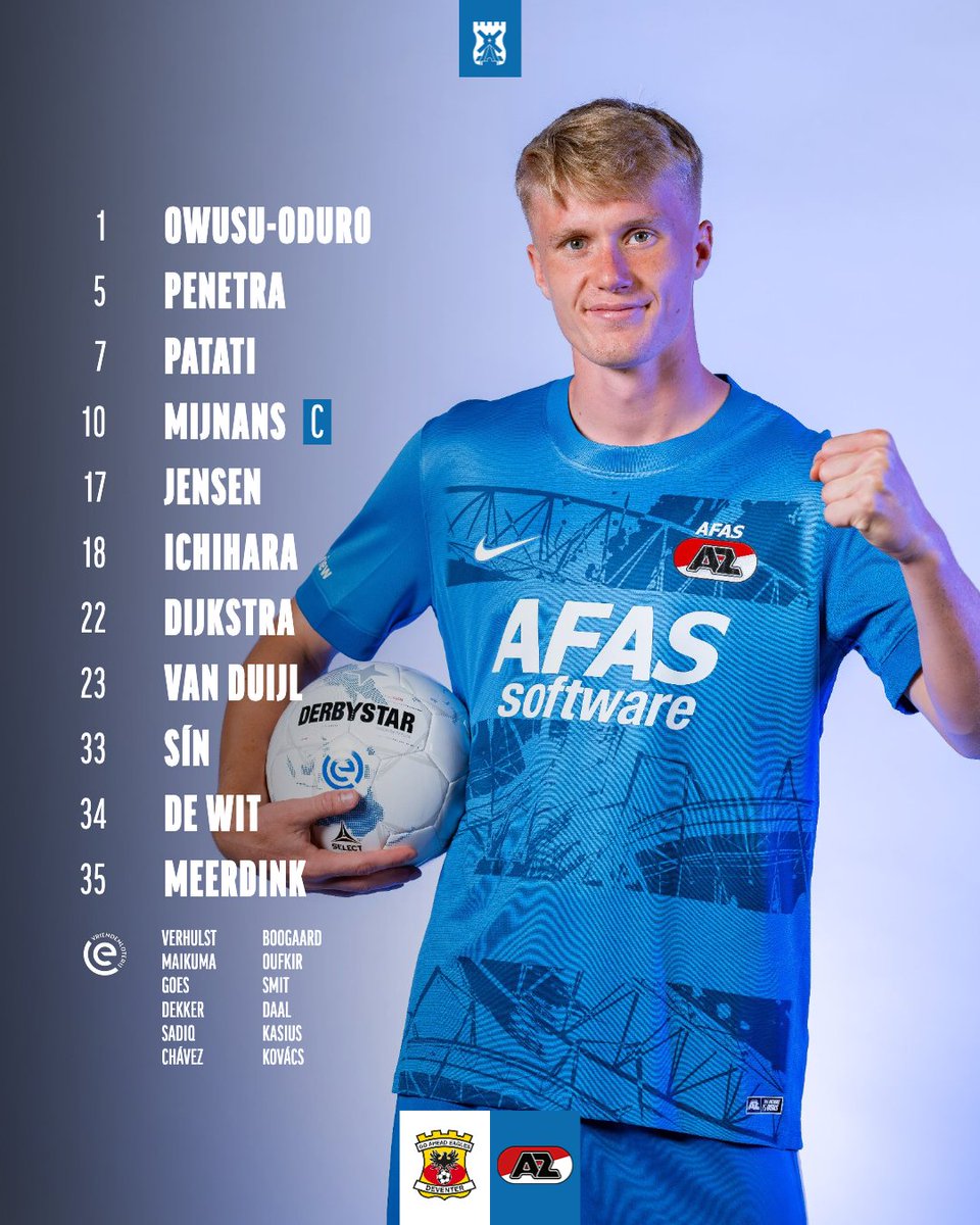 AZAlkmaar's tweet image. ❤️ Ready to go! 

💪 Blijf op de hoogte van het duel met Go Ahead Eagles via ons liveblog: tinyurl.com/GAE-AZ

#AZAlkmaar #gaeaz #TheFutureIsOurs