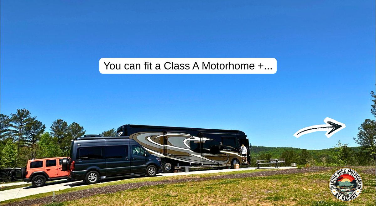 TRMotorcoach's tweet image. Big rigs deserve big space. 
Bring it all. We’ve got the space.

#HighEnd #LuxuryRVResort #MotorcoachResort #RVResort