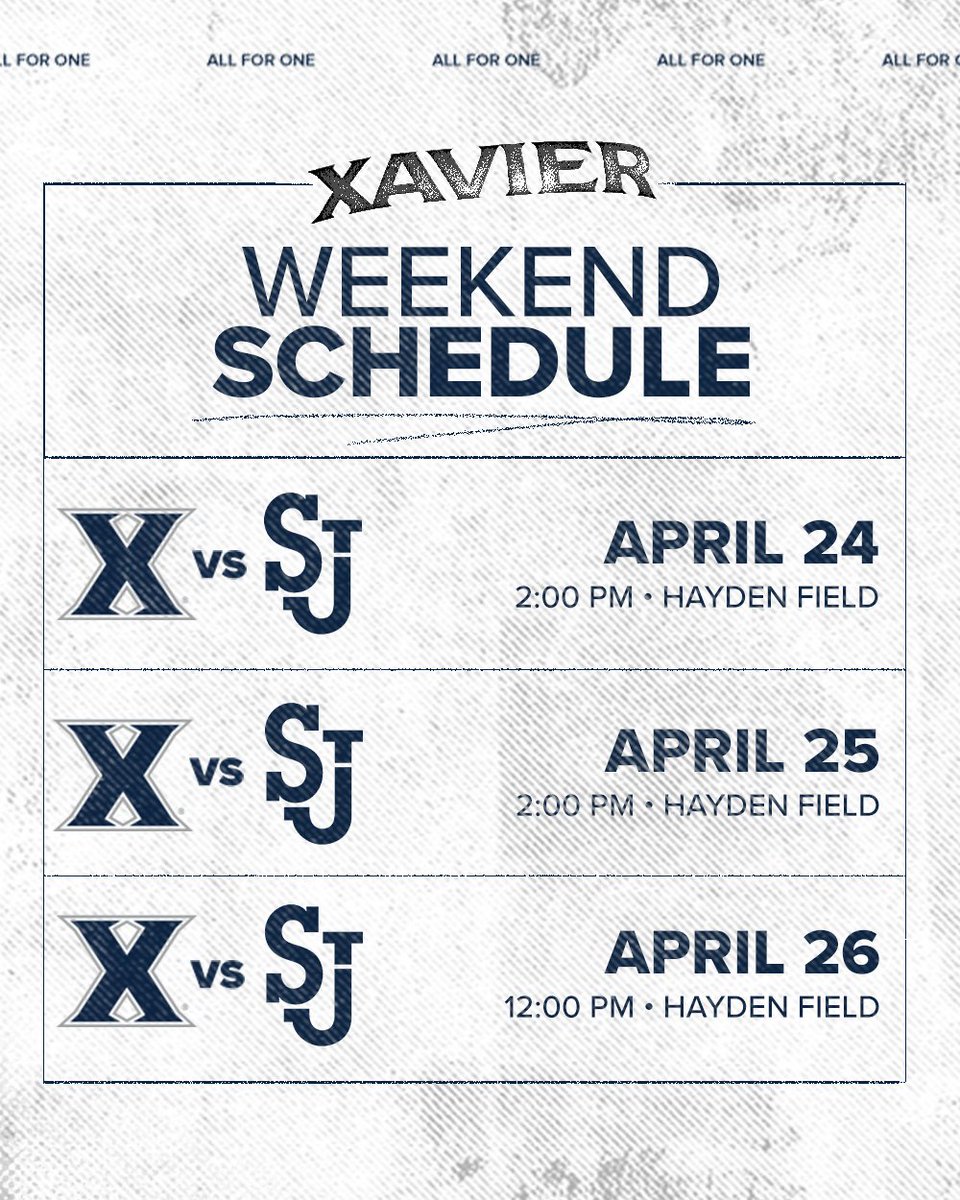Xavier Baseball tweet media