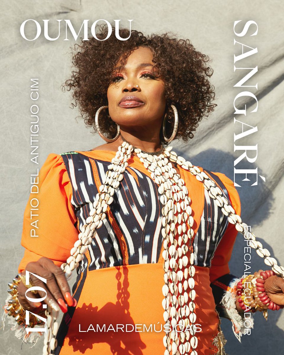 mardemusicasct's tweet photo. 🎶 Oumou Sangaré, conocida artísticamente como la reina de África, actuará en la inauguración de #LaMardeMúsicas 🥰

🎵 La artista sustituye a Cheikh Lô, cuyo concierto ha tenido que suspenderse por motivos de logística y producción. 

🌐 Más detalles en https://t.co/lEMc7P2Rsk https://t.co/un66EyGUfG