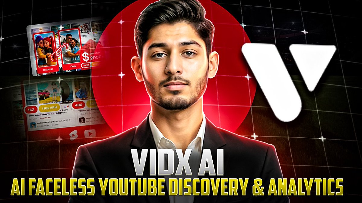 Rex__Adeel's tweet image. VIDX.Ai — Intelligent Video Creation, Perfected
#VIDX.ai official, #VIDX AI platform, #intelligent video creation, #refined AI tools, #premium AI software, #next gen AI video, #AI design platform, #advanced video AI, #AI creative studio