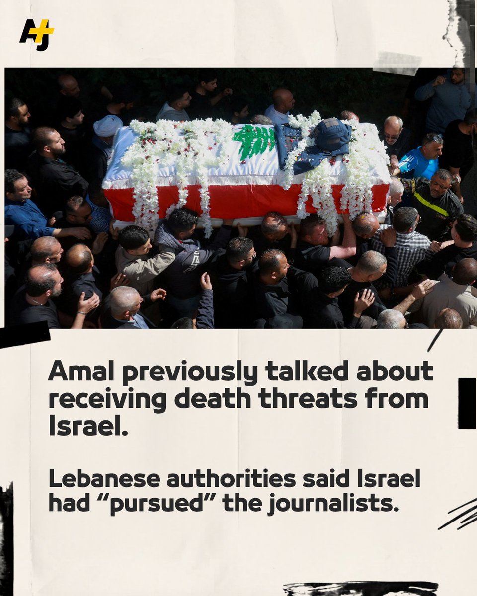 ajplus's tweet photo. Israel killed a Lebanese journalist in a targeted killing. https://t.co/a3jRiLX9yG