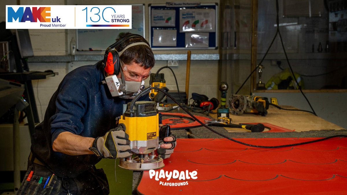 Playdale's tweet image. 130 years of #BritishManufacturing, we’re proud to be part of. 🤝

Being part of @MakeUK_ drives us to invest in skills, refine processes, &amp;amp; support UK manufacturing, helping us build better spaces for #OutdoorPlay. 🤸

Learn more about our processes ➡️ bit.ly/4roR0nD