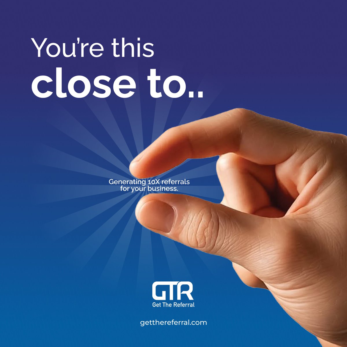 GetTheReferral's tweet image. You’re this close to generating 10X referrals for your business! 🚀 The GTR Branded Referral App helps turn satisfied customers into repeat leads.

👉 Book a demo now!

hubs.ly/Q04bZg920

#ReferralMarketing #BusinessGrowth #Contractors #GTR #HomeServices