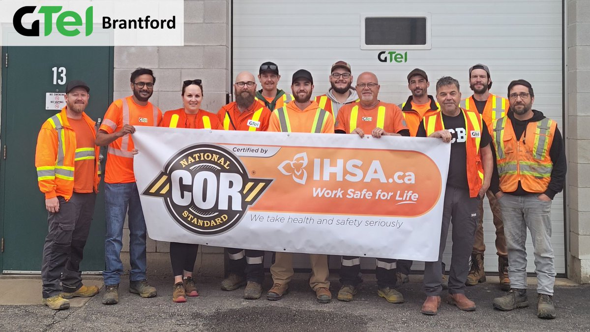 GTelEngineering's tweet photo. We’ve renewed our COR® certification in Ontario and achieved re‑certification under the COR® 2020 standard. 

This achievement belongs to our teams—putting safety into practice every day in the field. At GTel, safety always comes first. 

#SafetyFirst #UtilityLocatorSafetyWeek https://t.co/aNFpWH5cHp