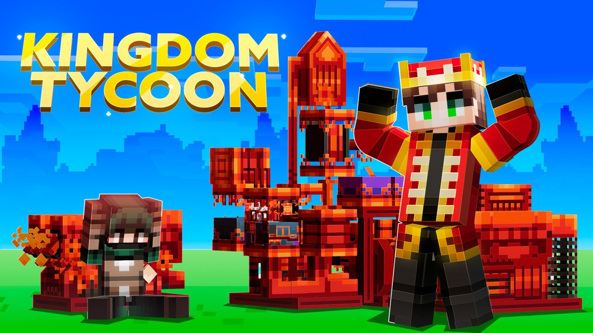rareloot_mc's tweet photo. NEW RELEASE!

Have you ever wanted to build the ultimate kingdom? 🏰👑

Collect coins, buy machines, upgrade your castle and defend it from goblins and even your friends!

Kingdom Tycoon is available on the Minecraft Marketplace!

#Minecraft #KingdomTycoon #MinecraftMap #RareLoot https://t.co/Sy7vLtCZzy