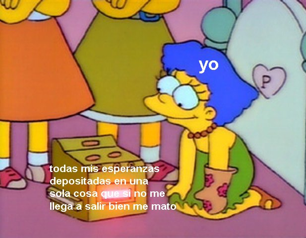 Una vez hace como 10 años hice esta imagen en paint y la subi aca. Era relacionado a que me queria recibir de la carrera que estaba estudiando. Hoy en dia muchas veces me cuestiono si quiero seguir trabajando de lo que trabajo. Que locura como cambian las cosas con el tiempo