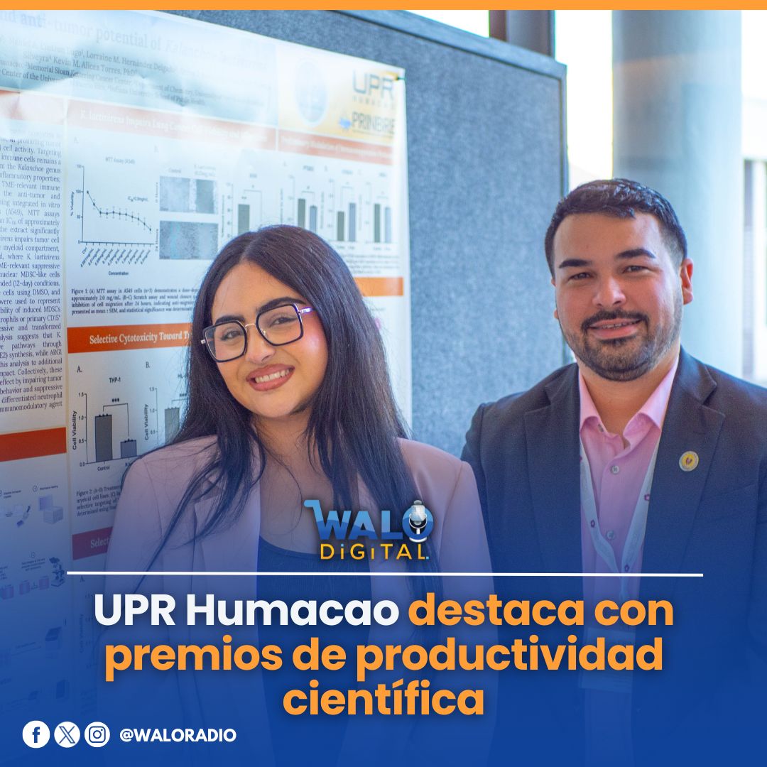 waloradio's tweet image. ¡Bravo! La estudiante y su mentor fueron reconocidos durante la conferencia de investigación biomédica. #UPRH

Para detalles: waloradio.com/2026/04/23/upr…