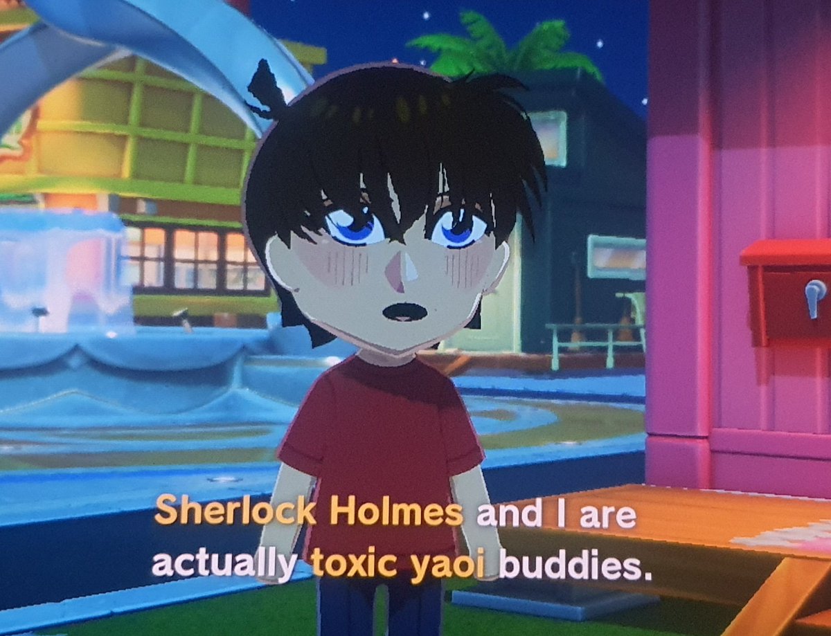 Didn't know Sherlock Holmes was chill like that...