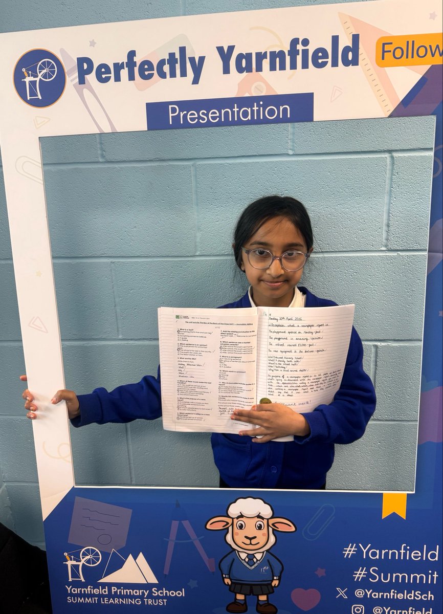 YarnfieldSch's tweet photo. Wow! Check out the wonderful work from our amazing learners 🙌🏻 #PerfectPresentation @Summit_LT @PLI_SummitLT @BirminghamEdu @english_mastery @cclarke_SLT 🌟 https://t.co/zpeKc8g1uv