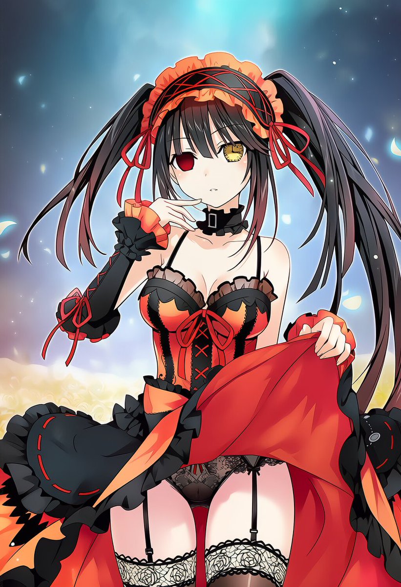 Kurumi hipnotizada 😵‍💫
#時崎狂三