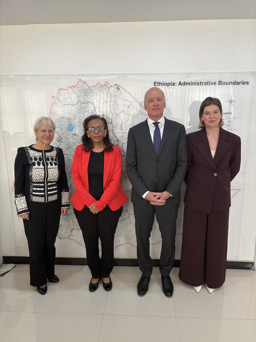NLinEthiopia's tweet photo. This morning our Human Rights Ambassador @wjpgeerts had a good meeting with chairperson of #NEBE, Melatwork Hailu. We discussed challenges such as security, and the importance of inclusive, transparent #elections. We acknowledged NEBE’s ongoing efforts despite the challenges. https://t.co/Fz4NdAJQm6