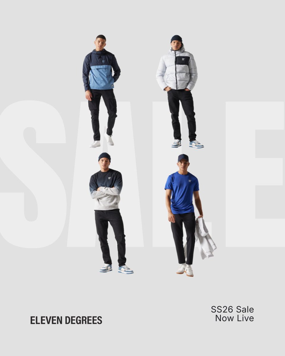 11_Degrees's tweet photo. 11 Degrees SS26 Sale is now live!
Up to 70% off while stock lasts.

https://t.co/htAGES38fF https://t.co/FXoOn0AKtY