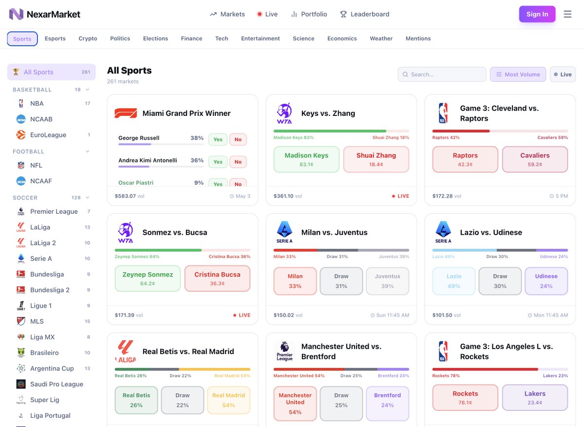 NexarMarket | Prediction Markets tweet media