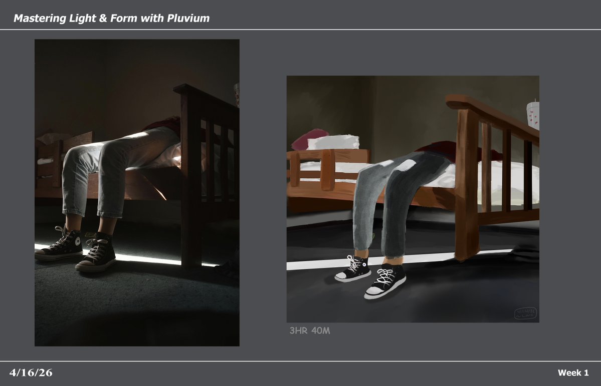 Lark_Vermillion's tweet image. Taking a Light &amp;amp; Form mentorship with Pluvium if you haven't seen his work before its a larger inspiration to my art currently.

#apprenticeship #digitalpainting
#lighting #timelapse #mentorship