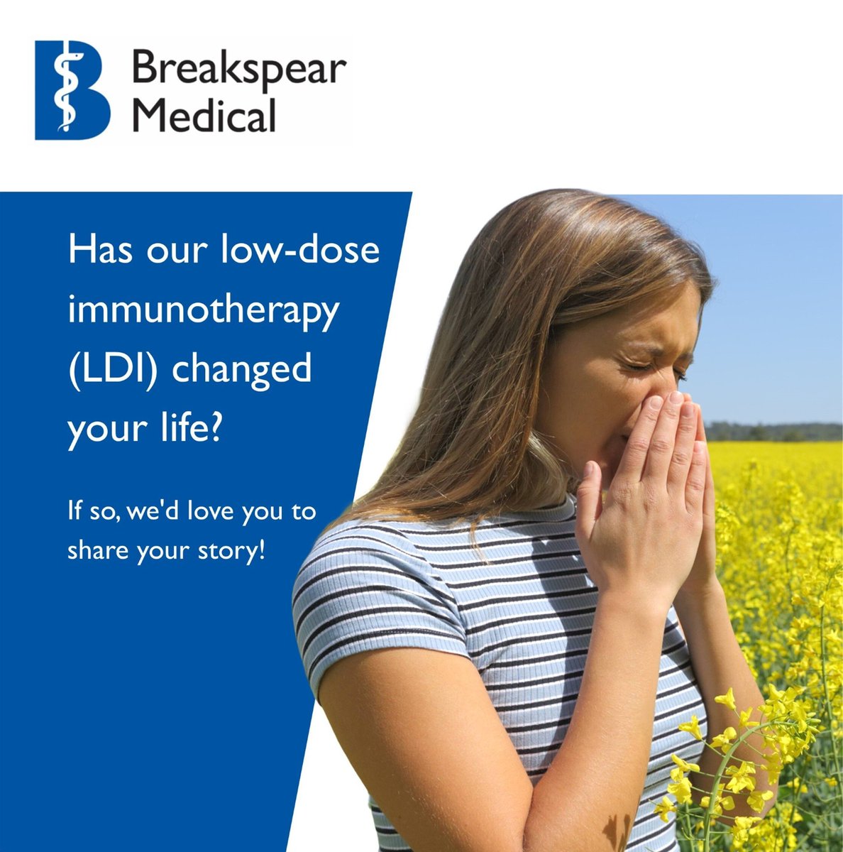 breakspearmed's tweet photo. 🌿 What do YOU wish you'd known sooner about your allergies or sensitivities? 

Has our low-dose immunotherapy changed your life? If it has, we'd love you to share your story below. You never know whose life you might change!

#IWishIKnew #AllergyAwarenessWeek #BreakspearMedical https://t.co/7NNiCXdklF