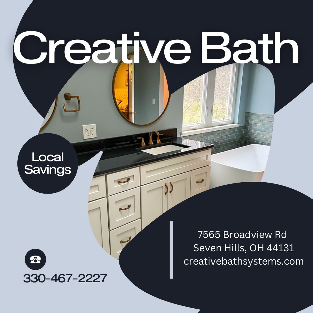 It’s almost the weekend, Cleveland! 🛀🧼 Who has time to scrub moldy grout lines on their hands and knees? (🚫 We don’t!)

Want a bathroom that cleans itself? (Almost!) Call the pros! 

📞 (𝟑𝟑𝟎) 𝟒𝟔𝟕-𝟐𝟐𝟐𝟕
🌐 𝐜𝐫𝐞𝐚𝐭𝐢𝐯𝐞𝐛𝐚𝐭𝐡𝐬𝐲𝐬𝐭𝐞𝐦𝐬.𝐜𝐨𝐦
#EasyClean