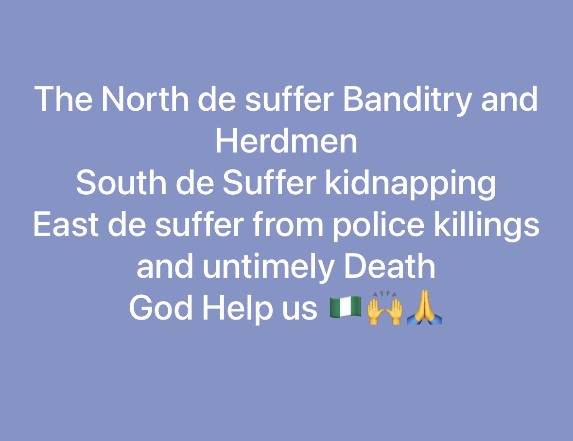 Current state of the Nation 
#9ja #stopthegenocideeverywhere
