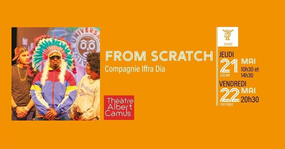 RadioSENSATIONS's tweet image. FROM SCRATCH de Iffra DIA 
vendredi 22 mai au #TAC Théâtre Albert Camus à #MAUREPAS @sqy

Avec cette création  Iffra DIA explore les origines, les évolutions et les mutations du HIP HOP, véritable révolution culturelle. 

INFOS sur #RadioSensations &amp;gt; buff.ly/OIbH6pZ