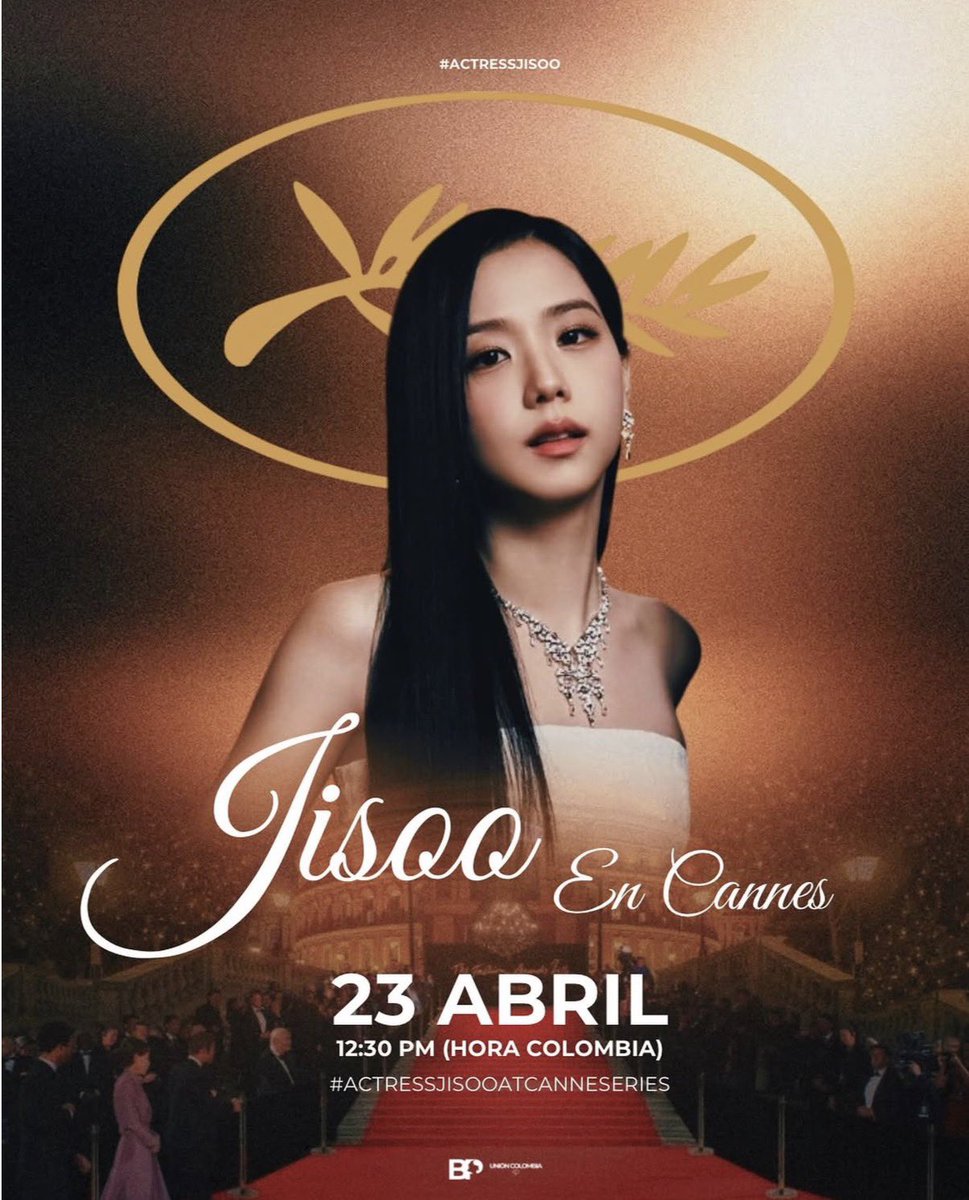 JISOOCOLOMBIA's tweet photo. Nuestra talentosa actriz KIM #JISOO recibirá el premio Madame Figaro Rising Star Award en el festival de #CANNESSRIES, uno de los eventos más importantes del año, este se sitúa en la ciudad francesa de Cannes, en la Riviera Francesa. https://t.co/4JoQQvt6aW
