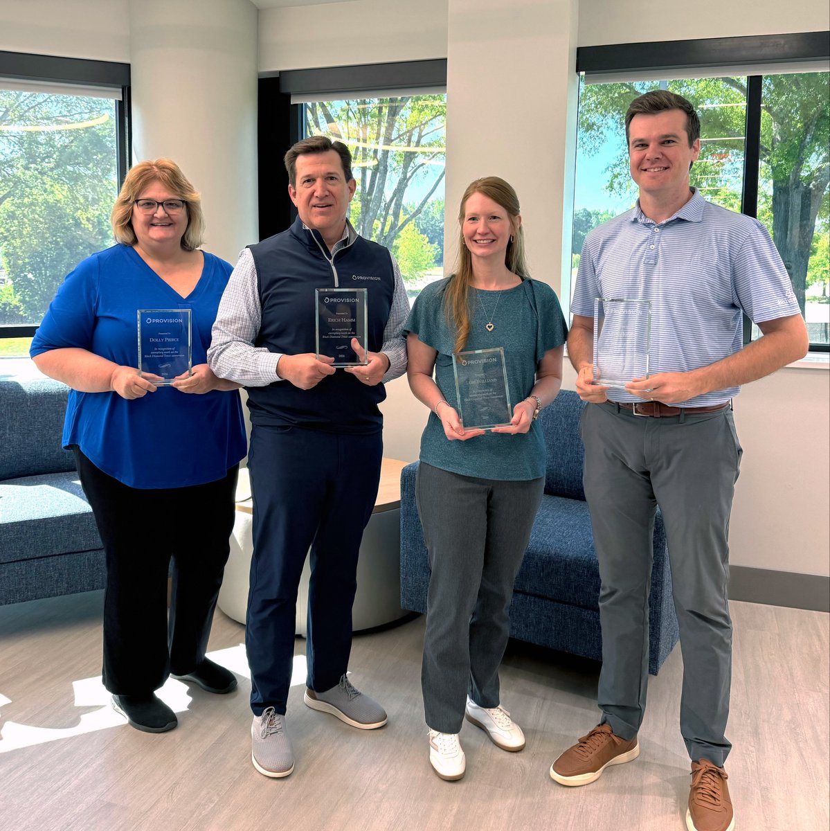 Celebrating excellence! 🏆

A heartfelt congratulations to our own Dolly , Erich, Lori, and Chris — the incredible lead team behind our Black Diamond Trust conversion. This has been one of the most significant projects in our company's history, and these four have poured