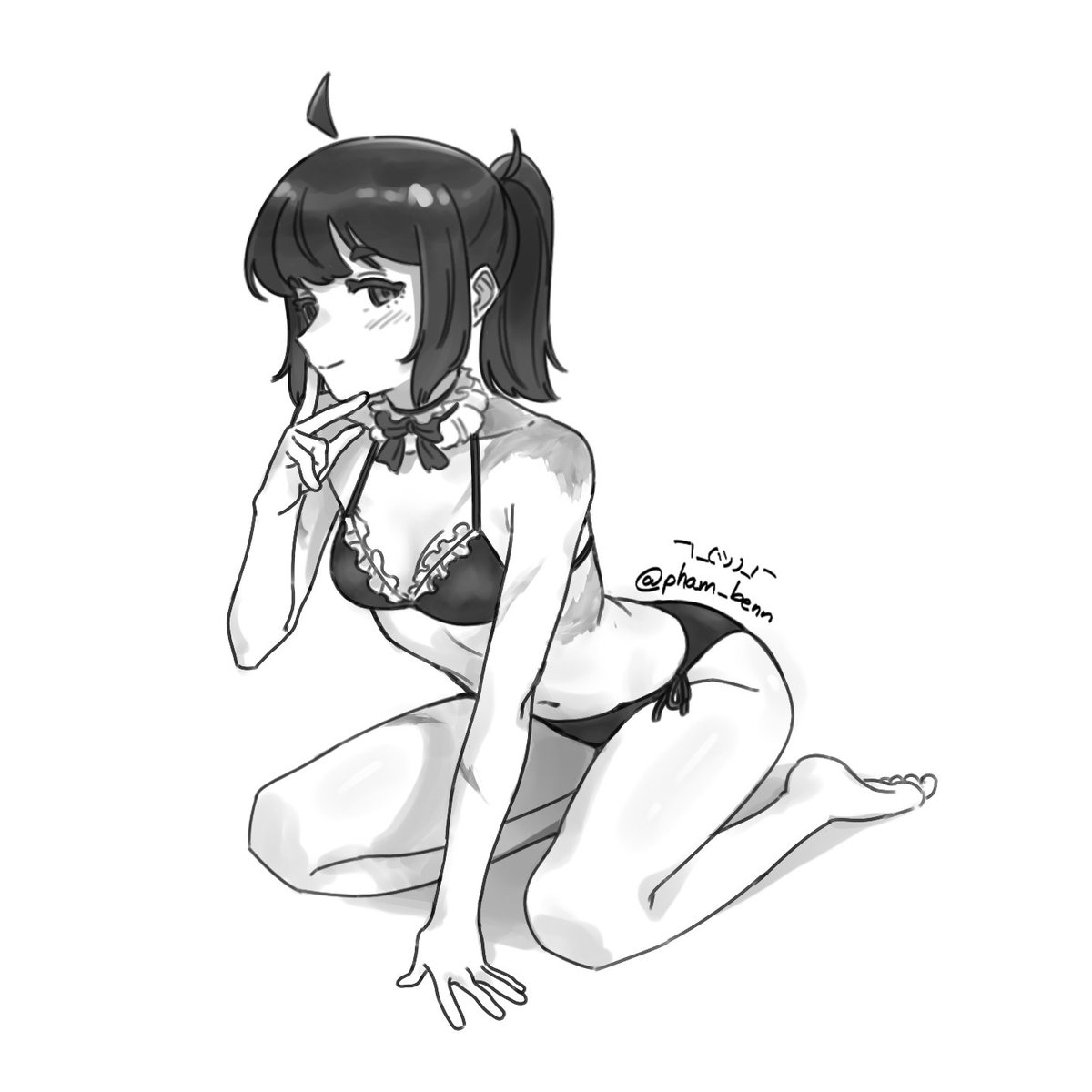 pham_benn's tweet photo. Mizuno Ayano #illustration https://t.co/qeKcI7up45