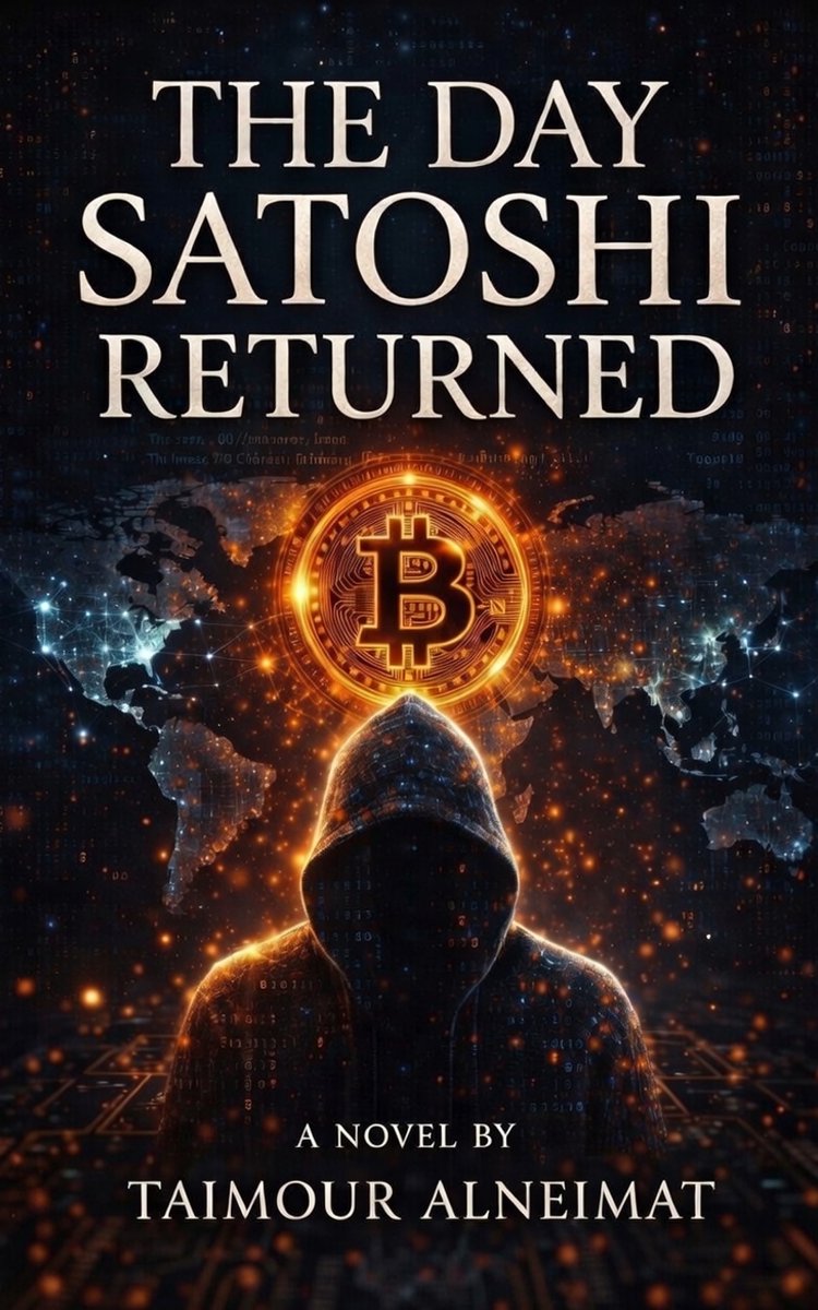 albitcoiner's tweet image. April 23, 2011. Satoshi vanished.
April 23, 2026. His return begins.

The Day Satoshi Returned is live.

In 2044, in a world where Bitcoin is the standard and AI runs everything, Satoshi Nakamoto returns.

Kindle | Paperback | Hardcover

#Bitcoin #SatoshiNakamoto #Satoshi