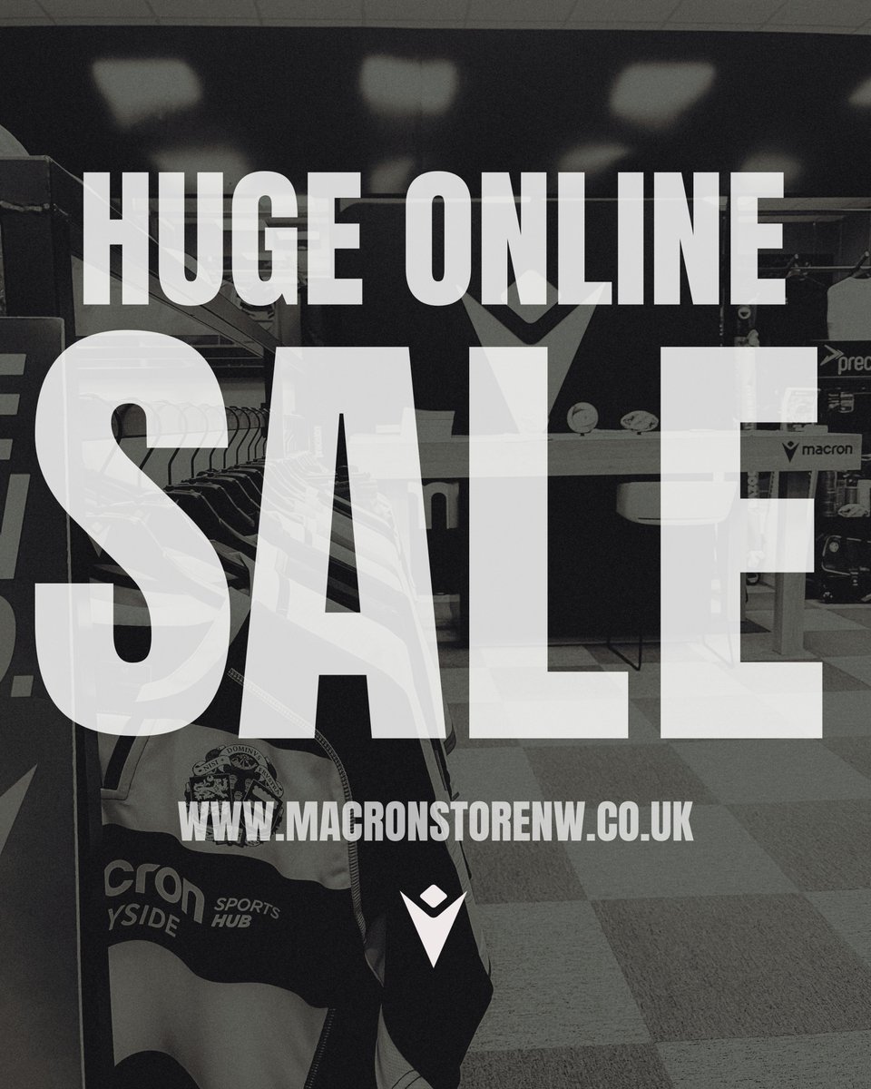 MacronWrexham's tweet image. We’ve added a range of exclusive bundle deals to our online sale  for clubs and players!!🚨

Massive online sale now LIVE, limited deals available while stock lasts, and new offers added across the site.

👉 macronstorenw.co.uk/page/sale

#Macron #BecomeYourOwnHero #Sale
