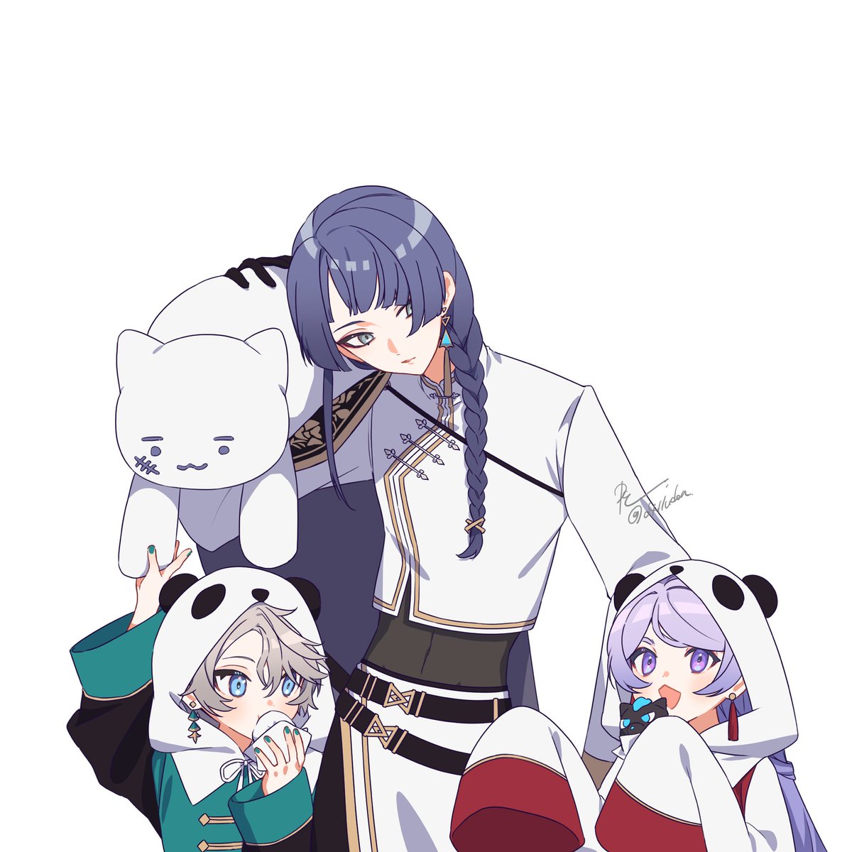 0411udon's tweet image. 去年の本に入れた絵です