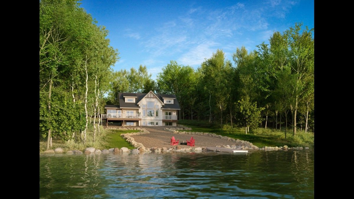 Maduxx_Inc's tweet image. Cottage design at this level needs a render that earns it. Haliburton Cottage exterior by Maduxx. maduxx.com #ArchViz #3DRendering #CottageLife #Maduxx