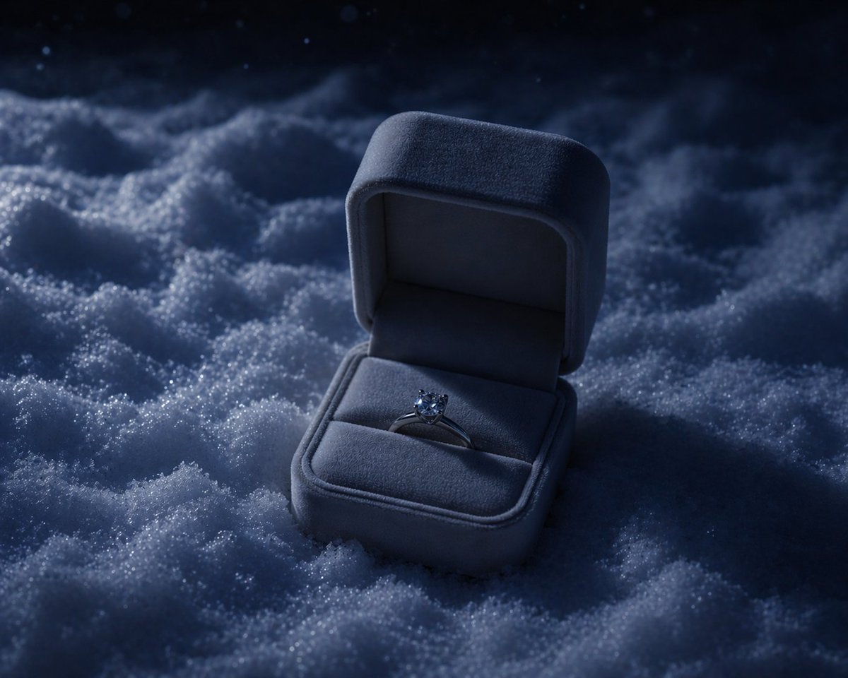 แก้ข่าวนะคะ วิลเลี่ยมไม่ได้ลื่นหิมะ แต่กำลังยื่นเท้าไปเก็บกล่องแหวน พอดีจะขอเอสแต่งงานท่ามกลางหิมะ แต่เลือด T-POP มันข้นไปหน่อย เลยเต้นแรงจนกล่องแหวนหล่น วอนแม่ๆ น้องเอสอย่าเพิ่งล้อ