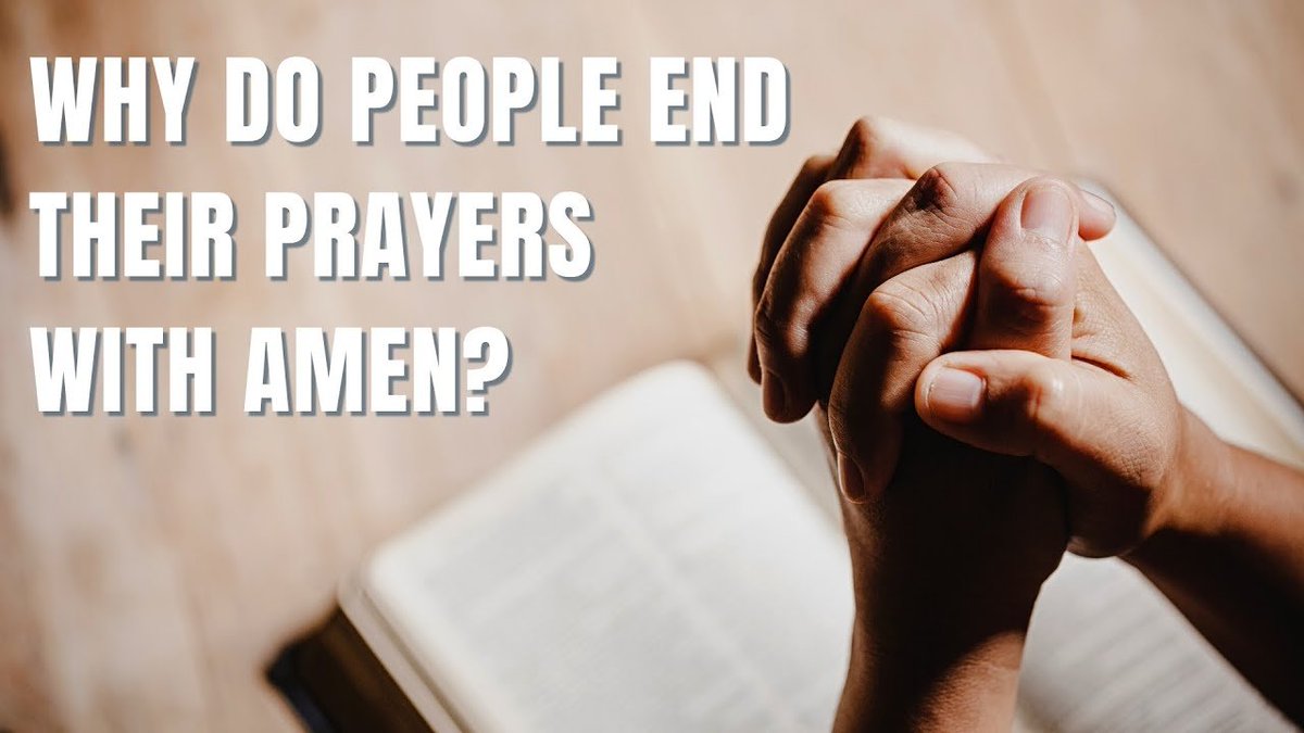 CRInstitute's tweet image. In this video, @HankHanegraaff, host of @CRIBAM and Hank Unplugged, answers the question: Why do people end their prayers with “Amen”? Watch: youtu.be/WXRhpn7gmy8 #bibleanswerman #prayer #amen