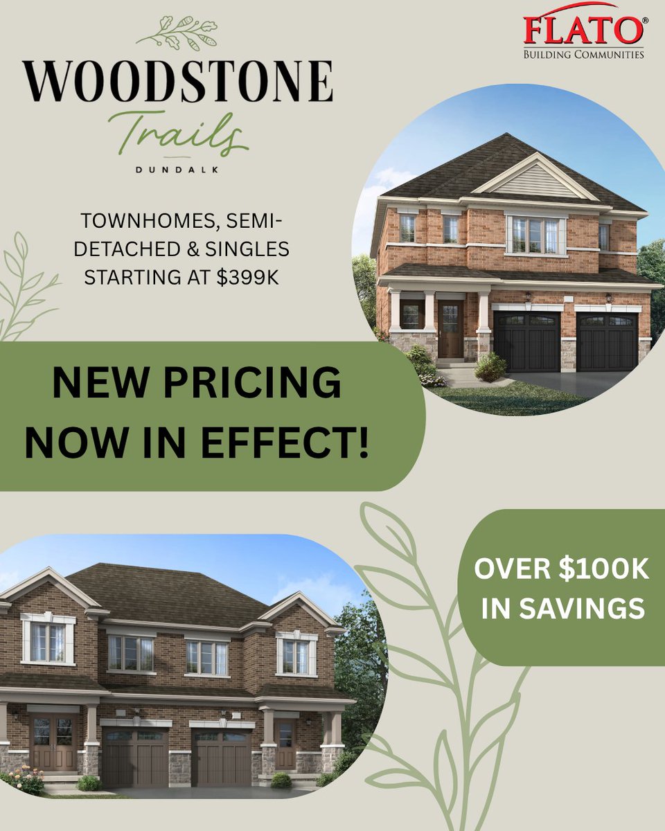 FlatoDev's tweet photo. New home, new price, new opportunity ✨
With the HST rebate now applied, new pricing is in effect—making it the perfect time to make your move.

Contact us now at info@flatogroup.com for more information! https://t.co/NUexbiwOho
