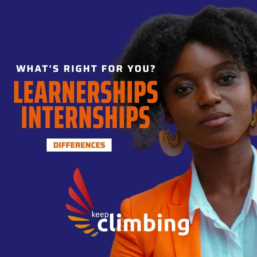 KeepClimbingSA's tweet image. The differences between #learnerships and #internships. 
Understand the differences to decide which one suits you the best. 😏
#KeepClimbing
#education #Training #YOUTH #SouthAfrica 👉 keepclimbing.co.za/2018/02/26/dif…