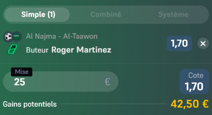 BET 1 ⤵️ 

#TeamParieur