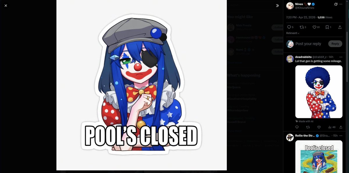 Nines Is an AI Clanker tweet media