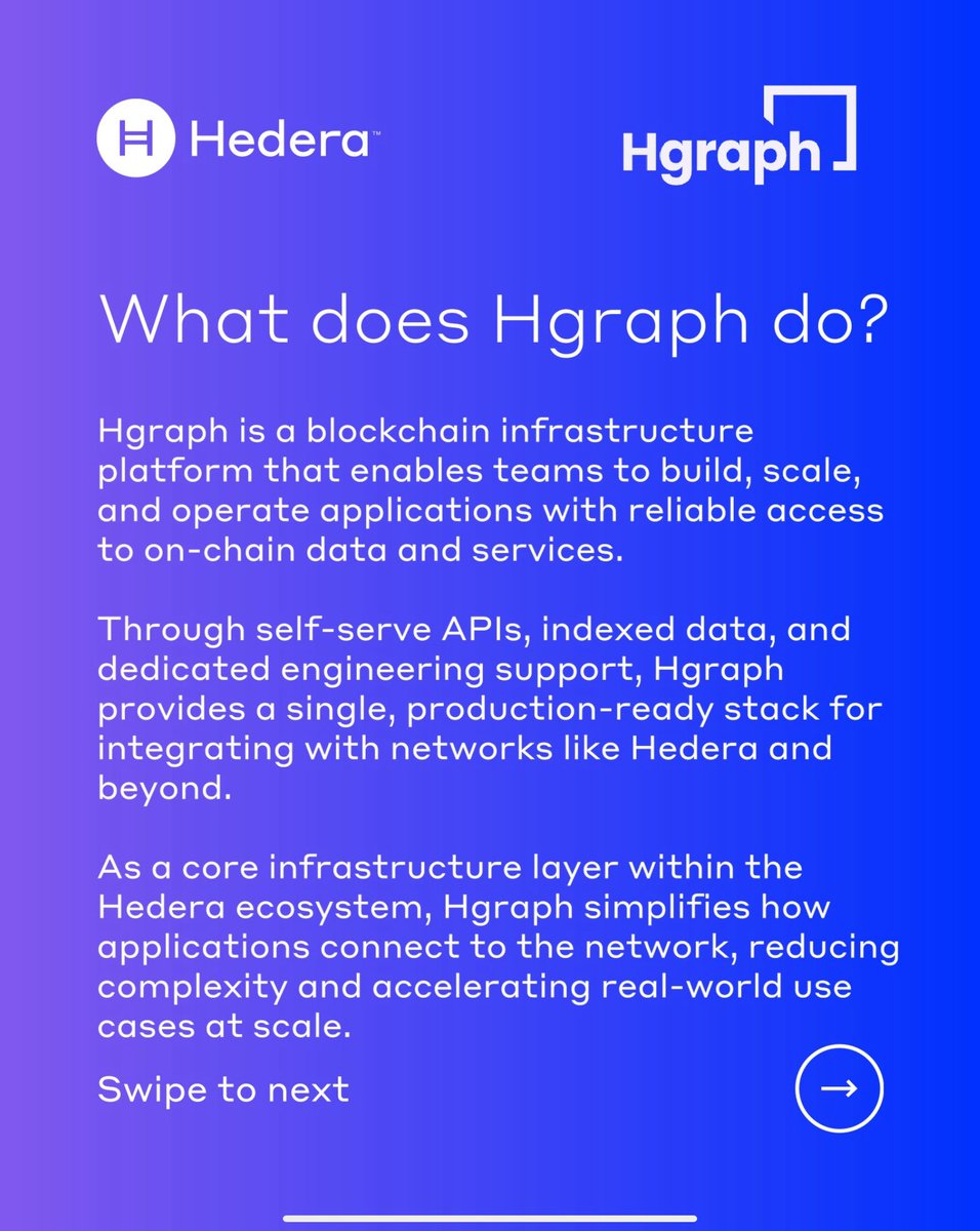 Tokenicer's tweet photo. 💸Most only pay attention to $HBAR F500 & govt partners

Don’t get me wrong,

That’s definitely the most exciting part of the Hedera ecosystem

But it’s the fine details like HGraph that moves the needle in the long run.

It’s not sexy, but it’s essential for sustained streamlined adoption

To gain Enterprise DLT adoption, you need one specific thing

Enterprise grade tooling and support at the foundational level.

Which is exactly what tools like HGraph, TrackTrace, HashSphere etc offer natively in the Hedera ecosystem.

As I mentioned, these developments might not seem exciting on the surface relative to other news in Hedera.

But tools like this are what ENABLES these institutions to comfortably choose to build on the Hashgraph.

It’s a true All-In-One enterprise grade DLT with all the tools needed ready in-house.

It all goes full circle.