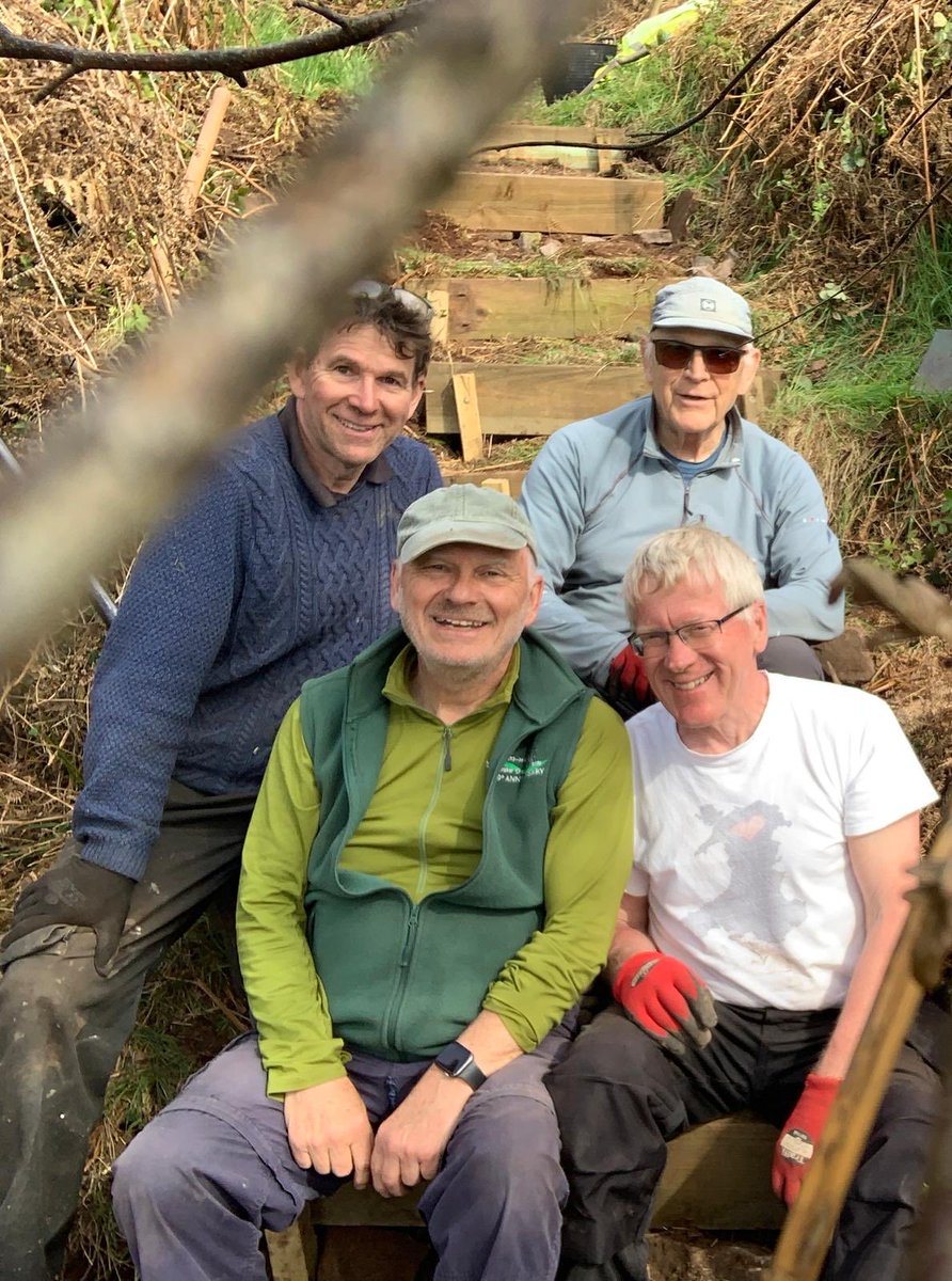 finstumpf's tweet photo. #grosmontpathsgroup repaired steps on #ThreeCastles above Grosmont, Beech Hill @visit_mon 
Thanks to support from @MonCountryside @RamblersCymru and the landowner for access.

Very, very stony and very, very thin soil https://t.co/RLMcb1OfRA