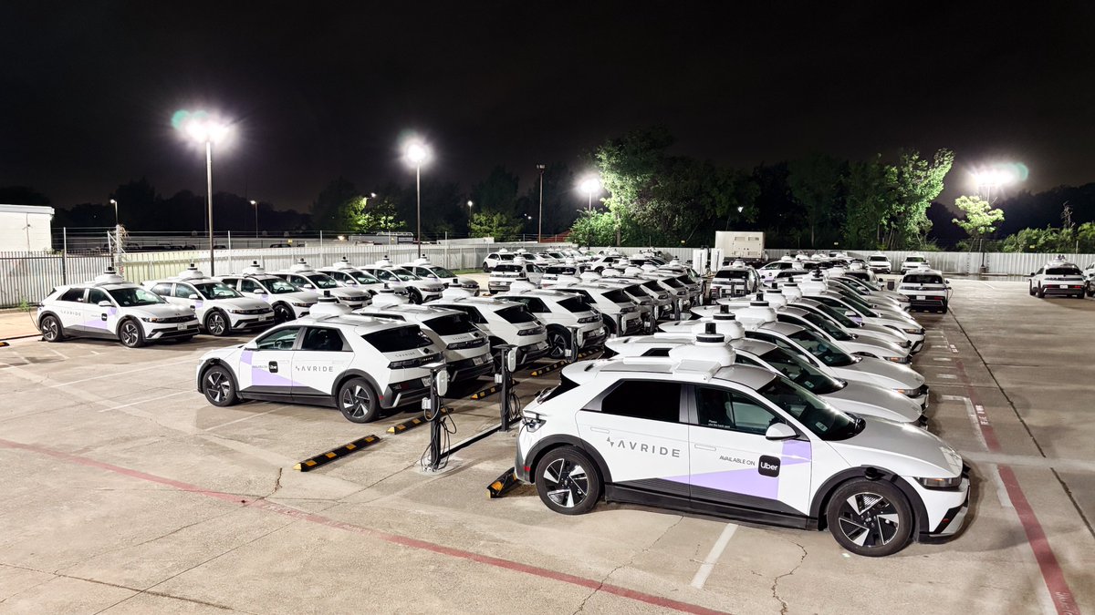 Avride’s fleet is now 200 cars and counting.

Built on Hyundai Ioniq 5, our vehicles are testing in Austin and Dallas — with autonomous rides available with <a href="/Uber/">Uber</a> in Dallas.

Dozens more cars are joining every month. We’re scaling fast, and excited for you to take a ride!